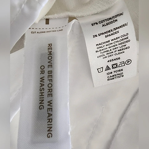 Ann Taylor White Ankle Pants Sz 16 (NWOT) - Picture 12 of 14